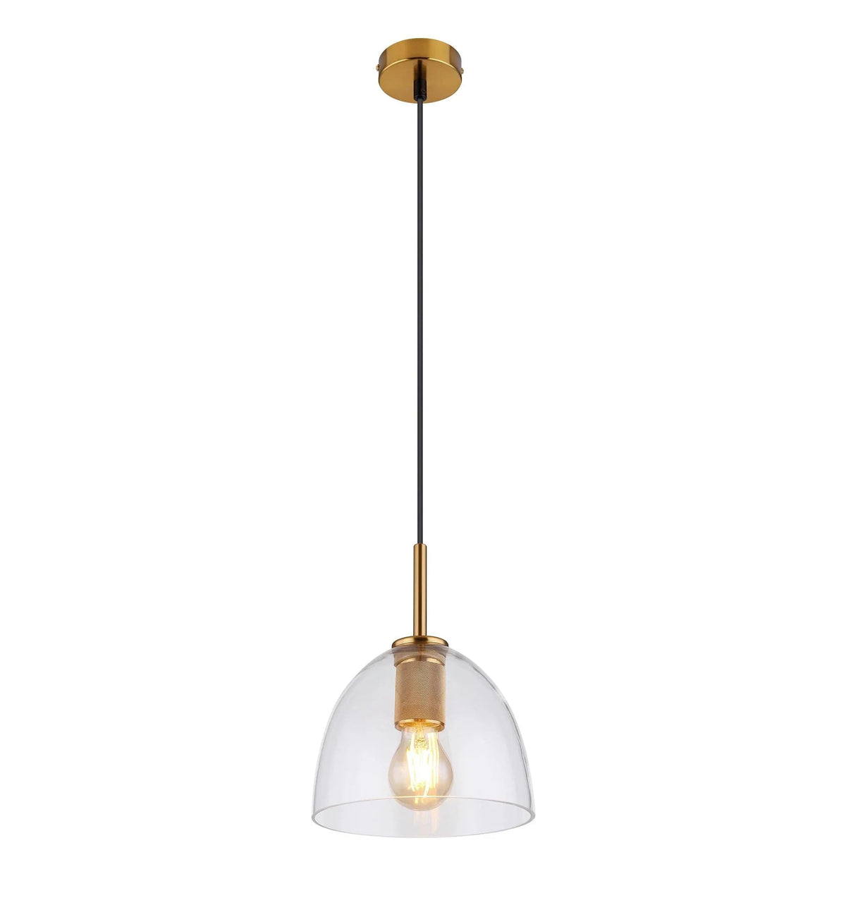 Glass Shaded Pendant Light