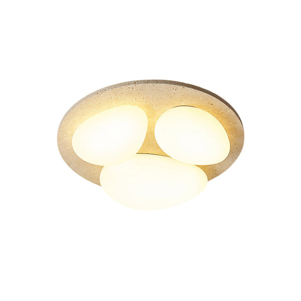 Lylaeen Travertine Plastic Ceiling Lamp