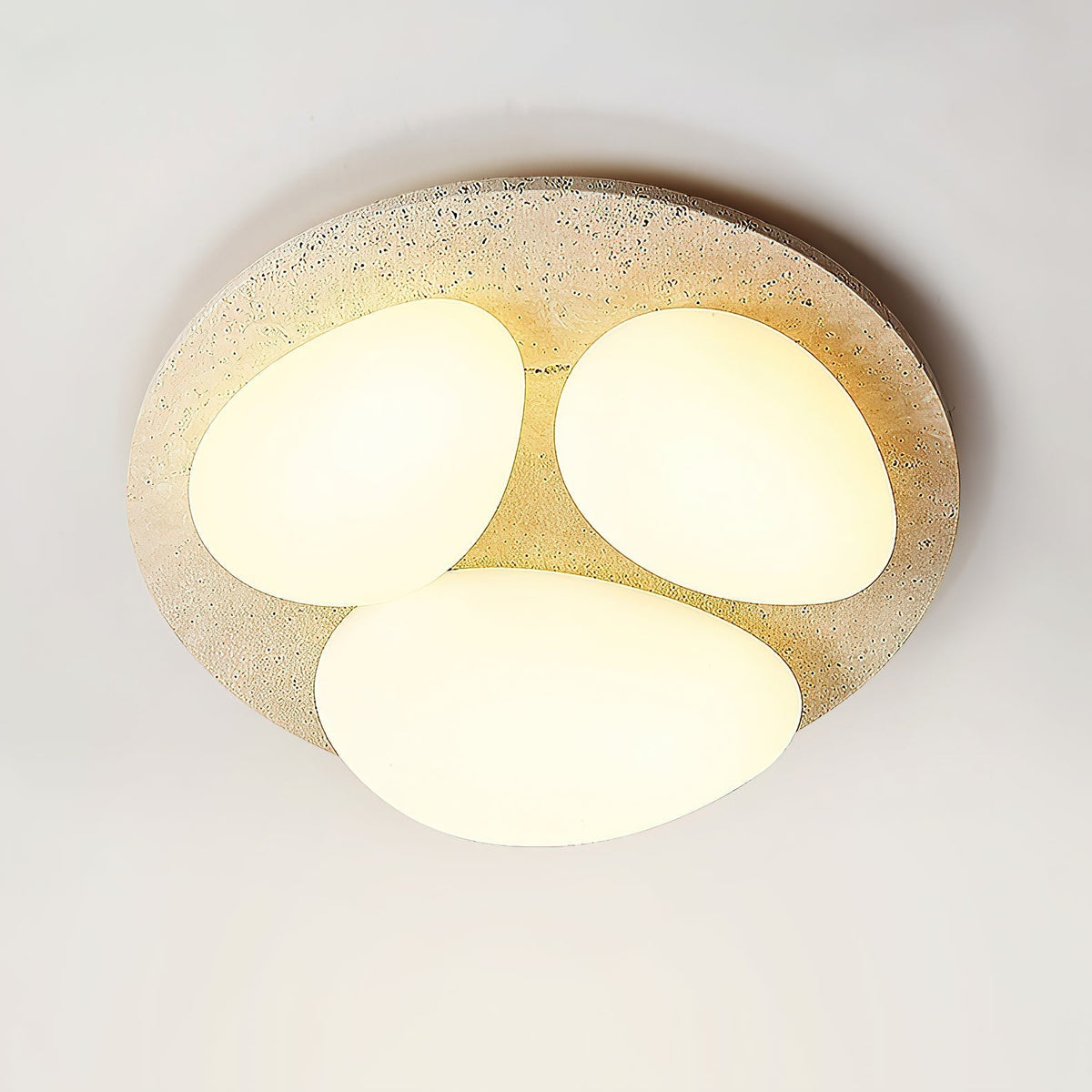 Lylaeen Travertine Plastic Ceiling Lamp
