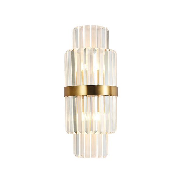 Rectangular Crystal Strip Elegant Wall Lamp