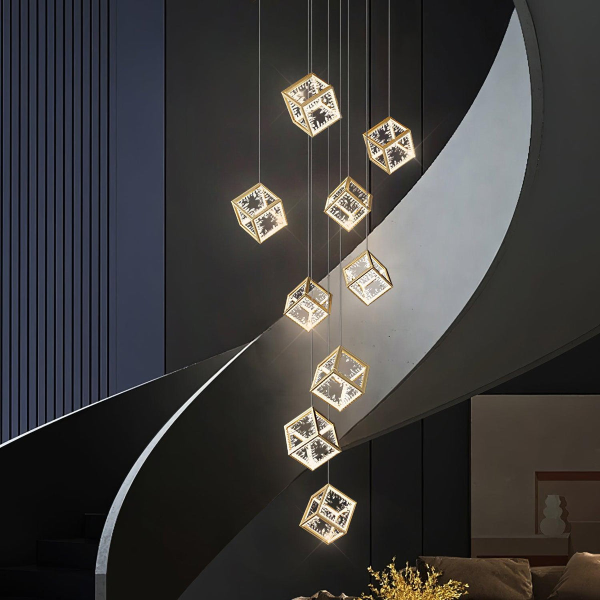 Lattice Chandelier