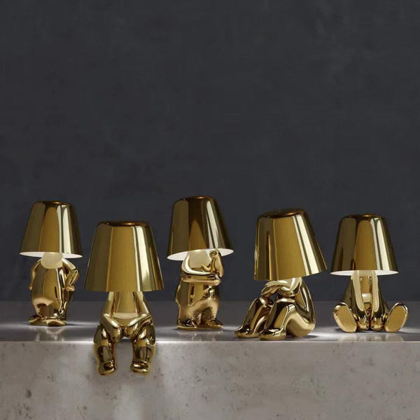 Golden Man Table Lamp