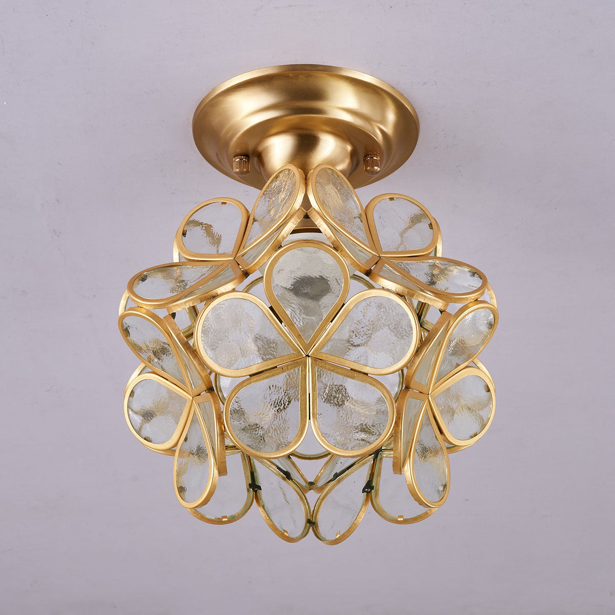 Golden Bloom Ceiling Light