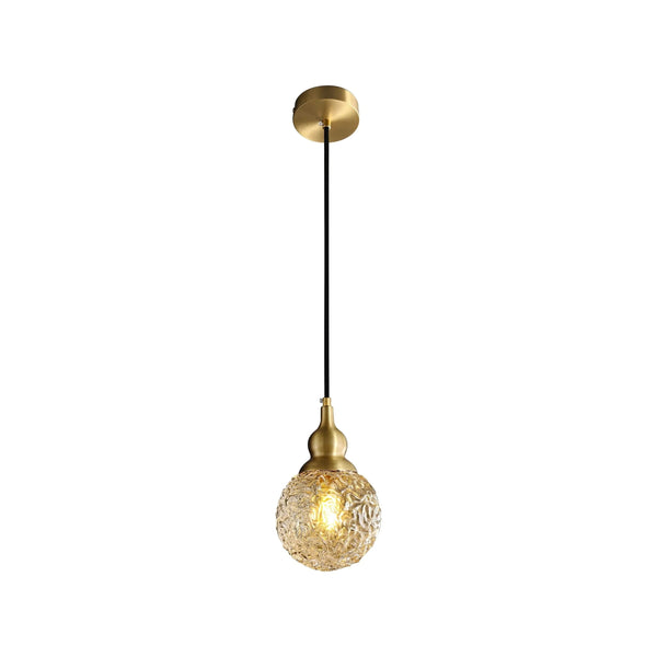 Gourd Glass Pendant Lamp
