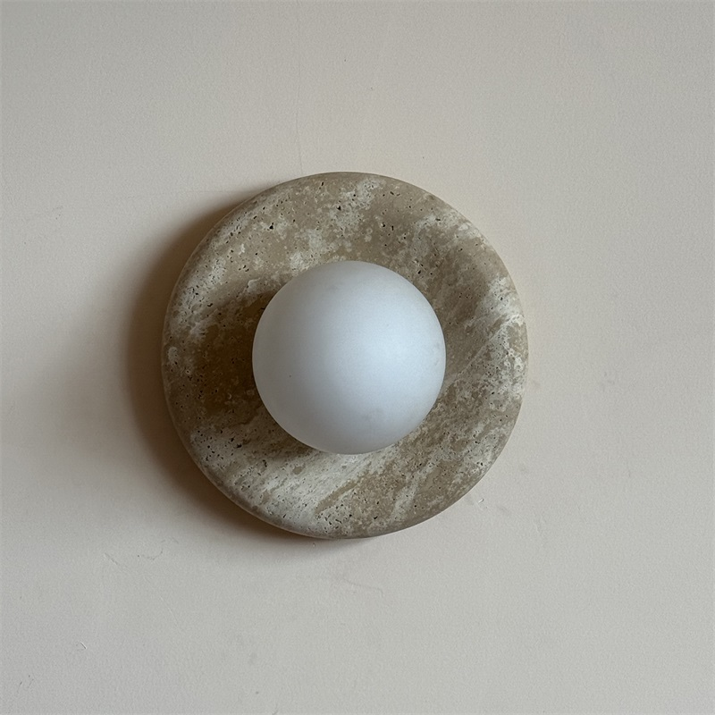 Orli Travertine Sconce Wall Lamp