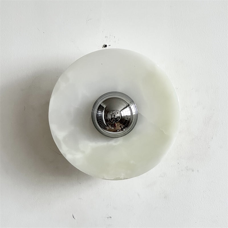 Arsole Round Jade Wall Lamp