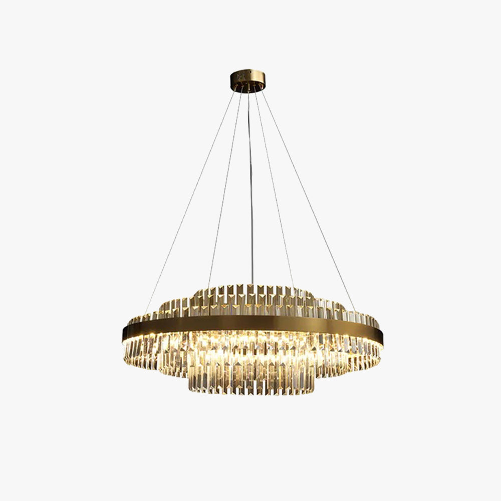 Crystal Round Living Room Pendant Light