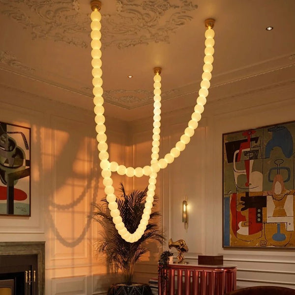 Halti Necklace Acrylic Chandelier