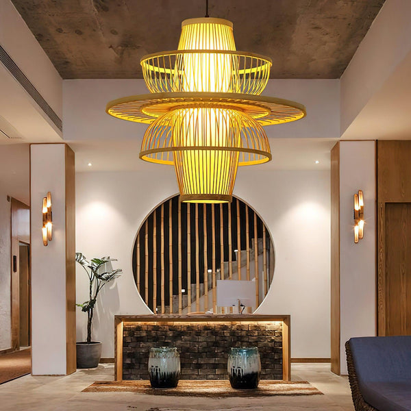 Handmade Sigyn Bamboo Pendant Lamp