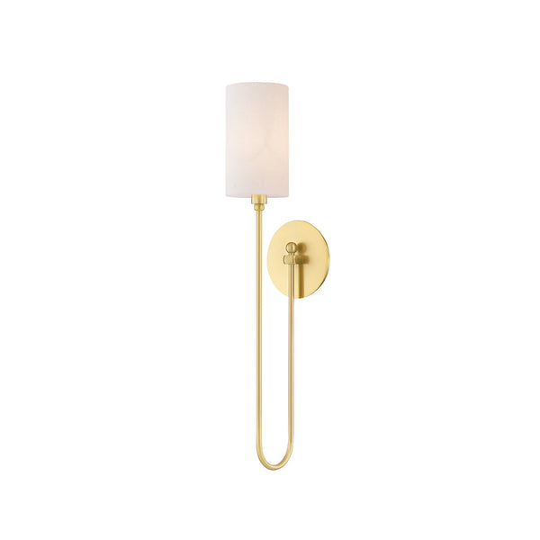 Syvineth Brass Fabric Wall Lamp