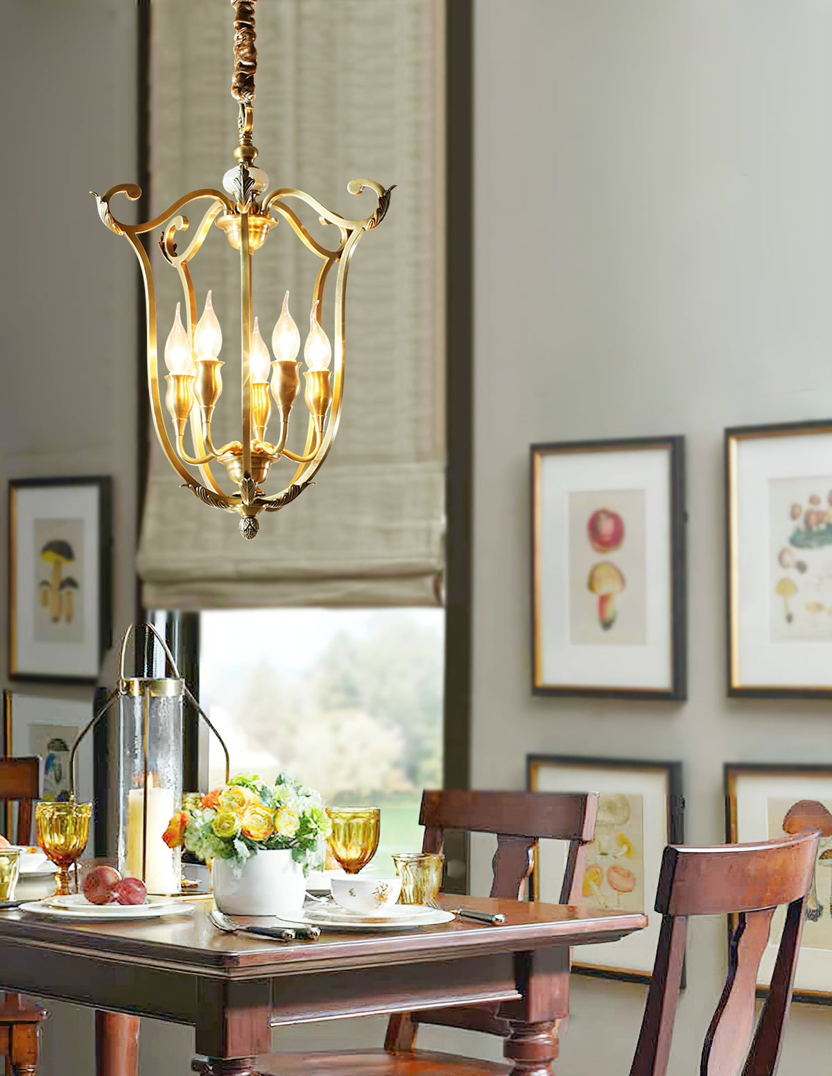 Caloren Brass Pendant Light