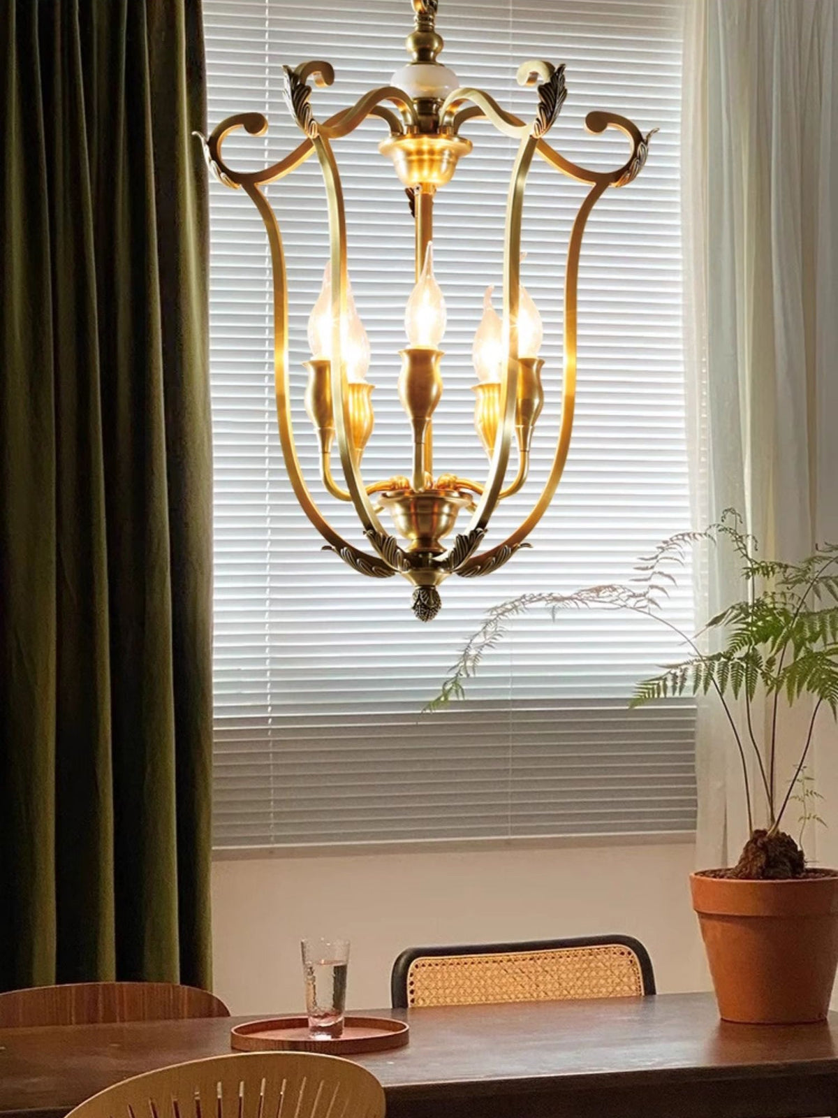 Caloren Brass Pendant Light