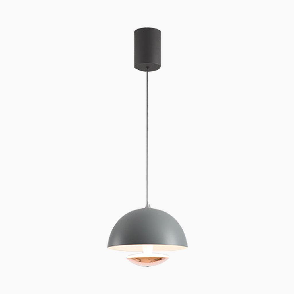 Pendant Light Induction Modern Minimalist Dome Bud, Iron