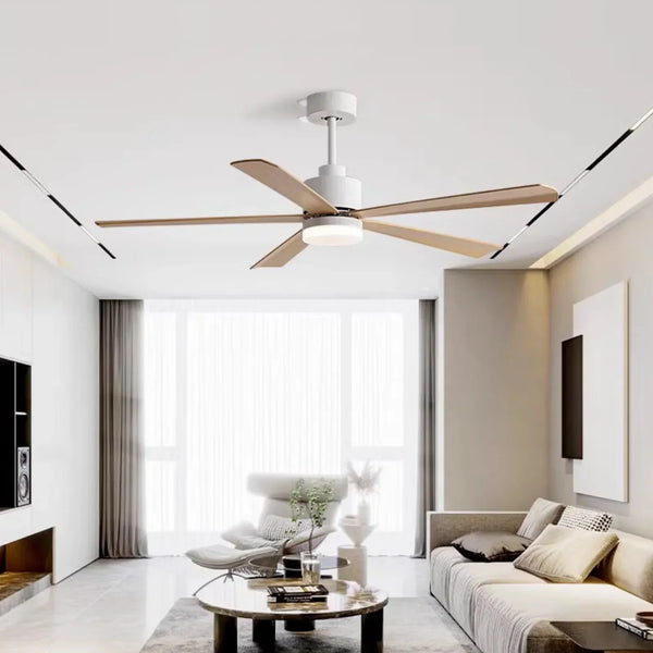 Industrial Nordic Blade Ceiling Fan Light