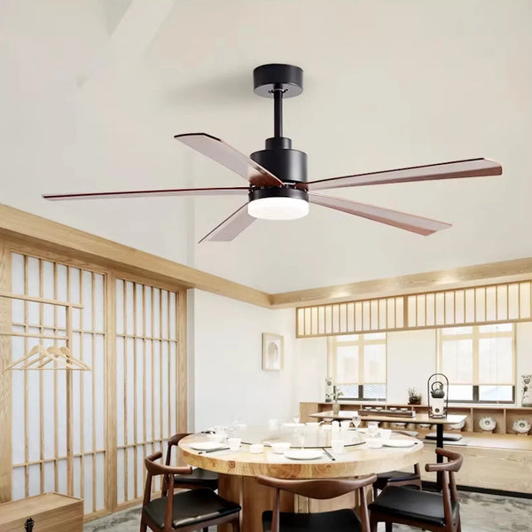 Industrial Nordic Blade Ceiling Fan Light
