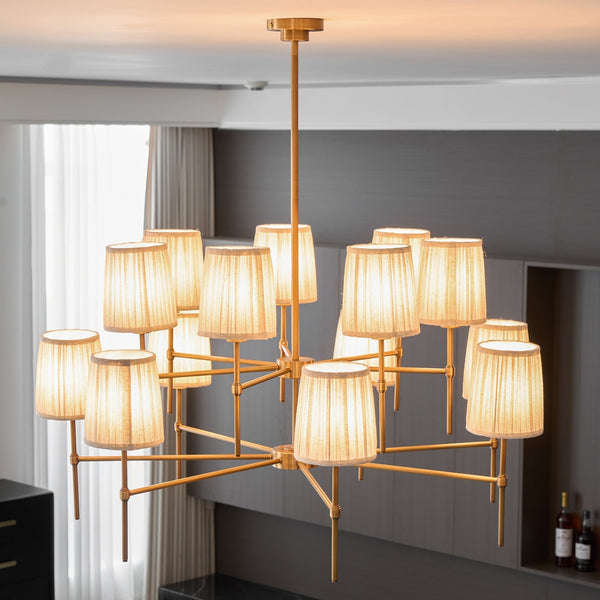 Erthaos Elegance Fabric Chandelier