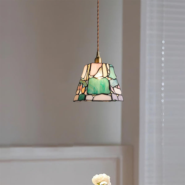 Mavine Tiffany-Style Stained Glass Pendant Light