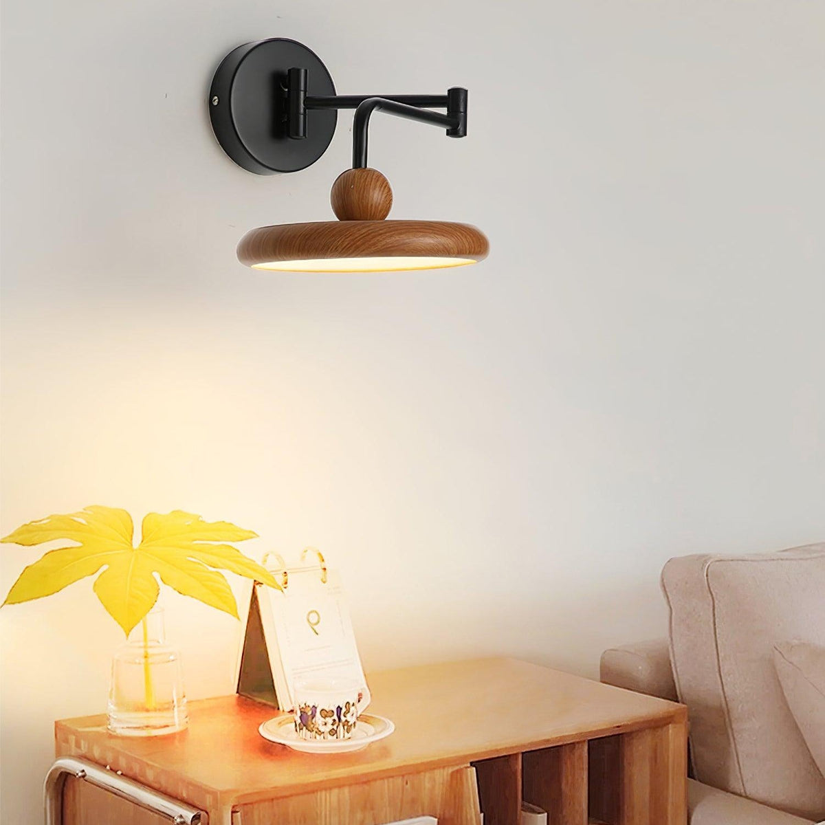 Nella Wooden Wall Light