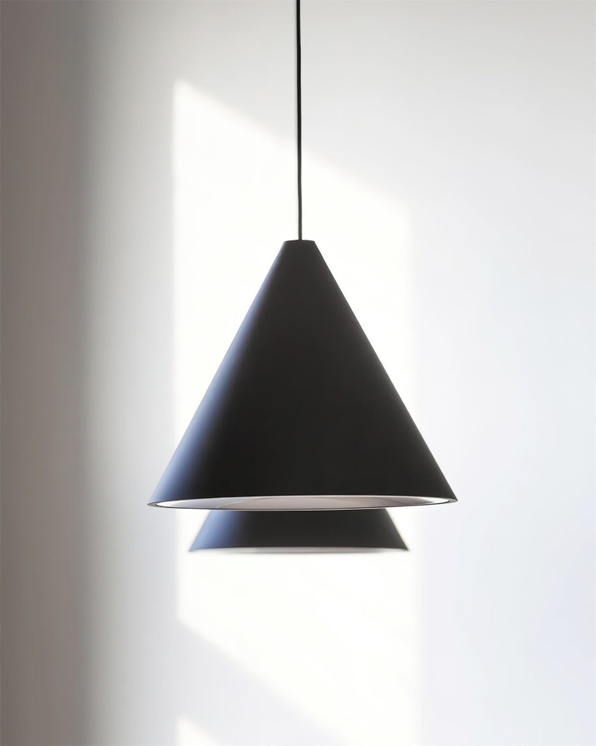 Pendant Light Black Cone Shade Industrial