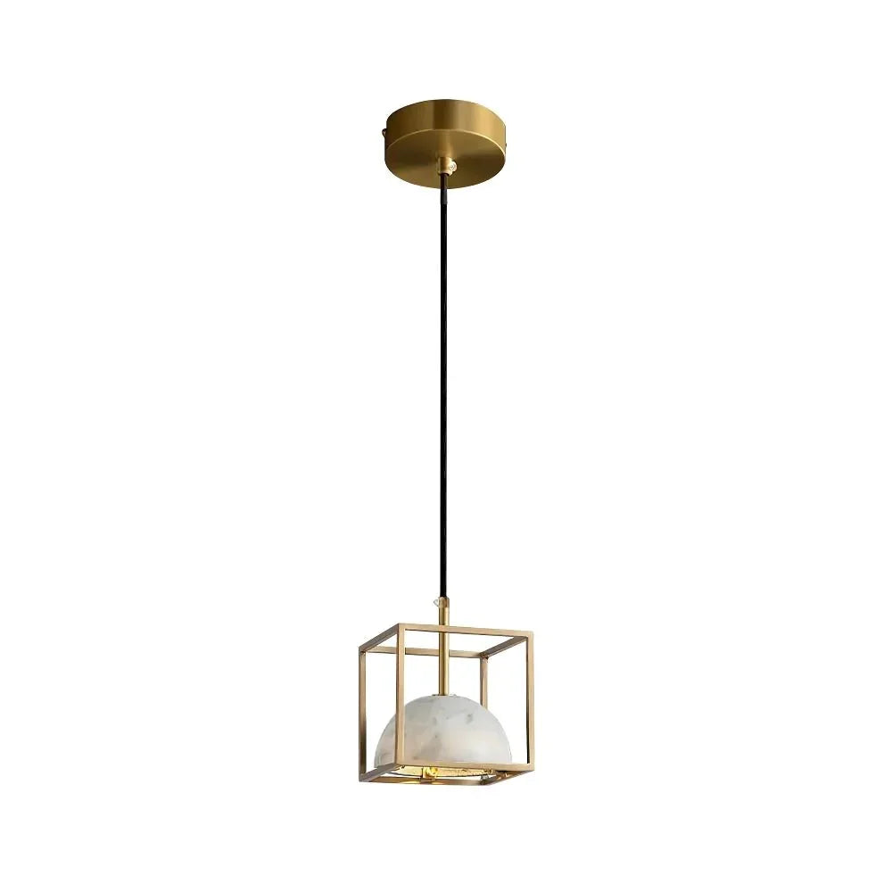 Travertine Cone Pendant Light