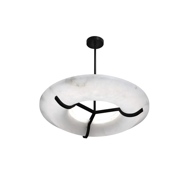 Eldorora Brass Alabaster Chandelier
