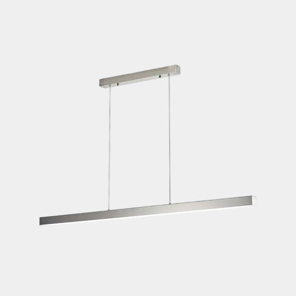 LED Linear Pendant Light Modern Simple, Silver