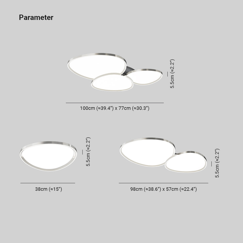 Arisha Modern Simple Flush Mount Ceiling Light Bedroom/Living Room