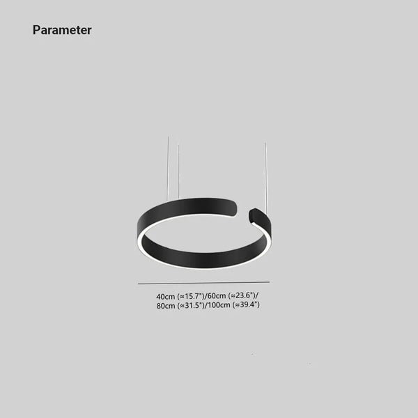 Soriel Pendant Light Luxury Minimalist LED Ring