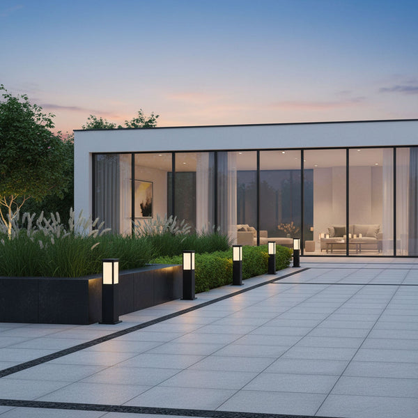 Lantern Column Solar Bollard Light