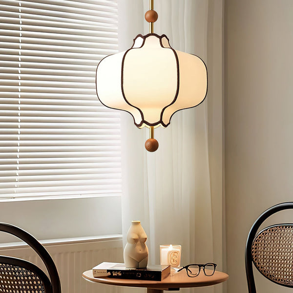 Miralielle Pendant Light Lantern Fabric for Living Room