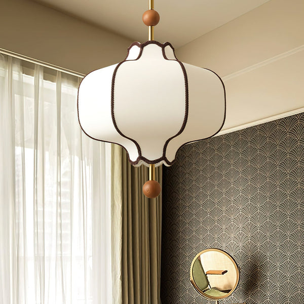 Miralielle Pendant Light Lantern Fabric for Living Room