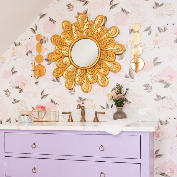 Elveneth Traditional Brass Wall Lamp