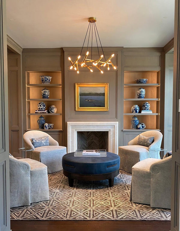 Soliriel Modern Brass Chandelier