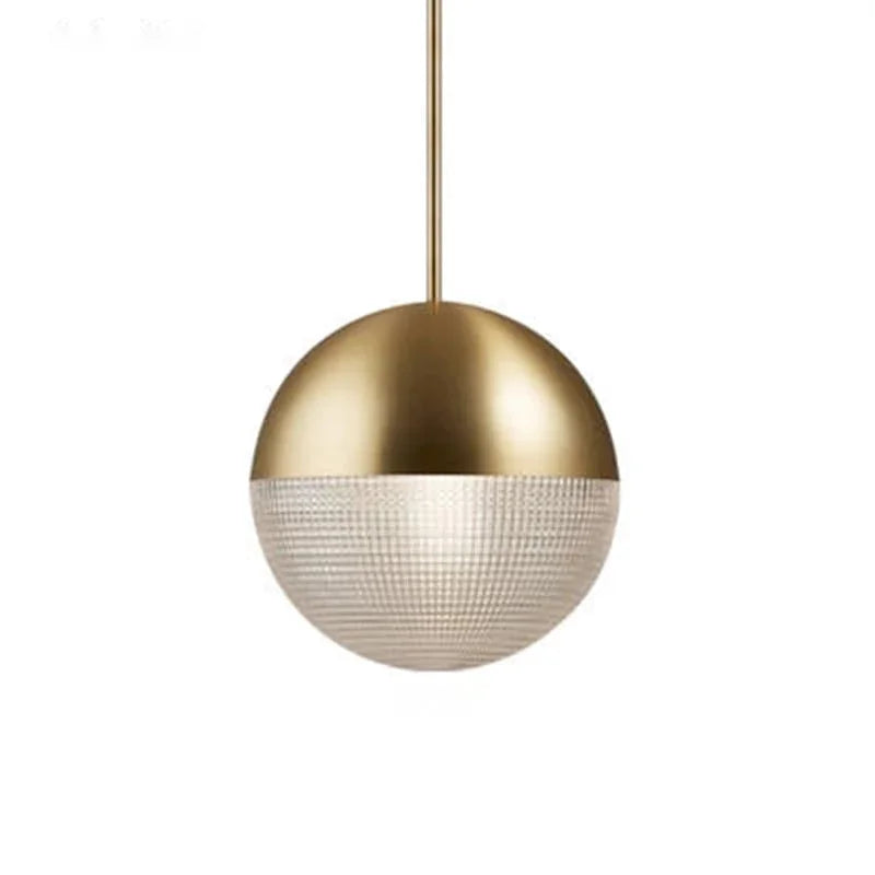 Round Travertine Solstice Stone Pendant Light
