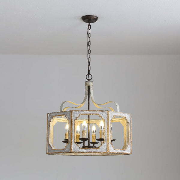 Virinira Country Wooden Pendant Lamp