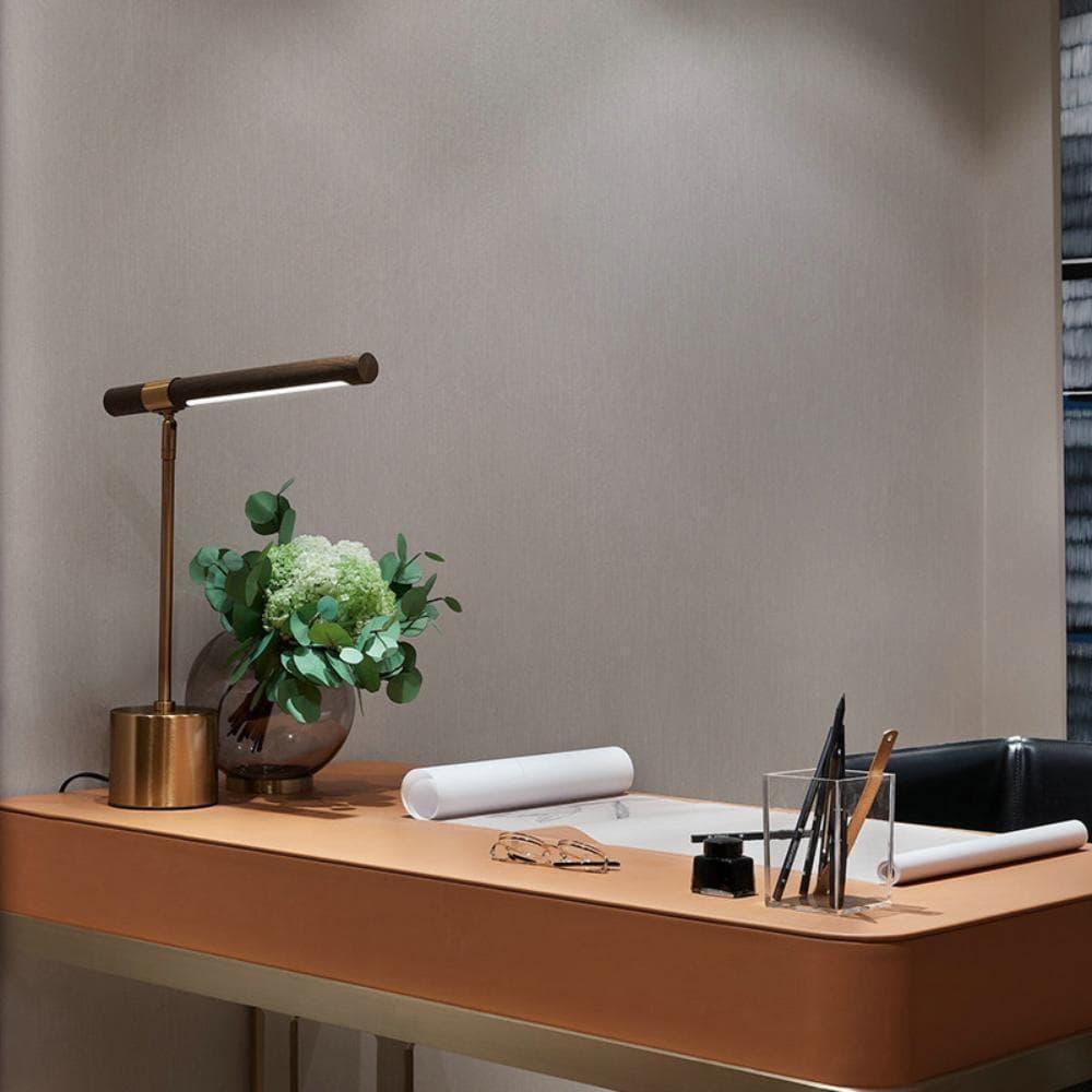 Linear Wood LED Table Lamp