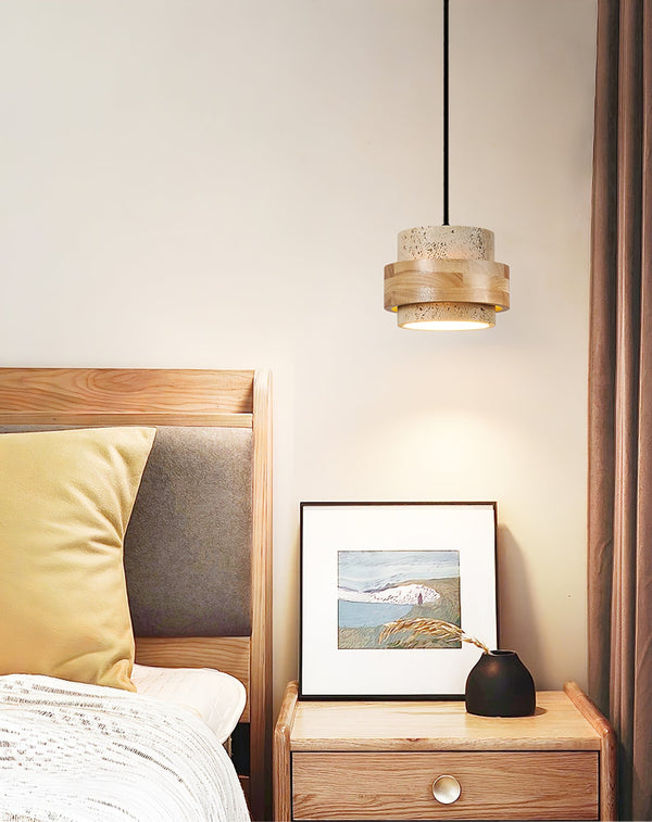 Liora Travertine Pendant Light