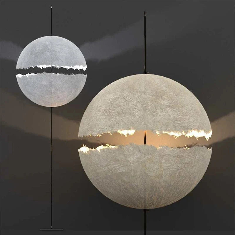 Lissa Modern Led White Sphere Floor Lamp
