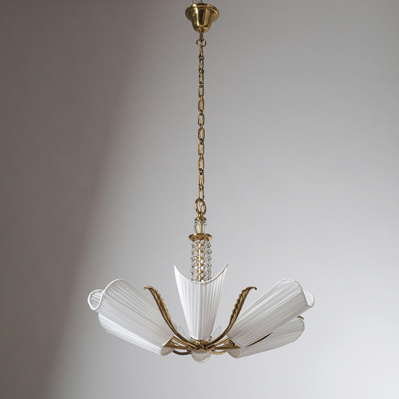 Arsole Fabric Crystal Chandelier