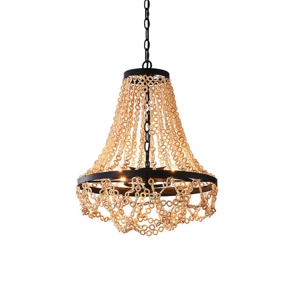 Vevyniel Postmodern Luxury Wooden Chandelier