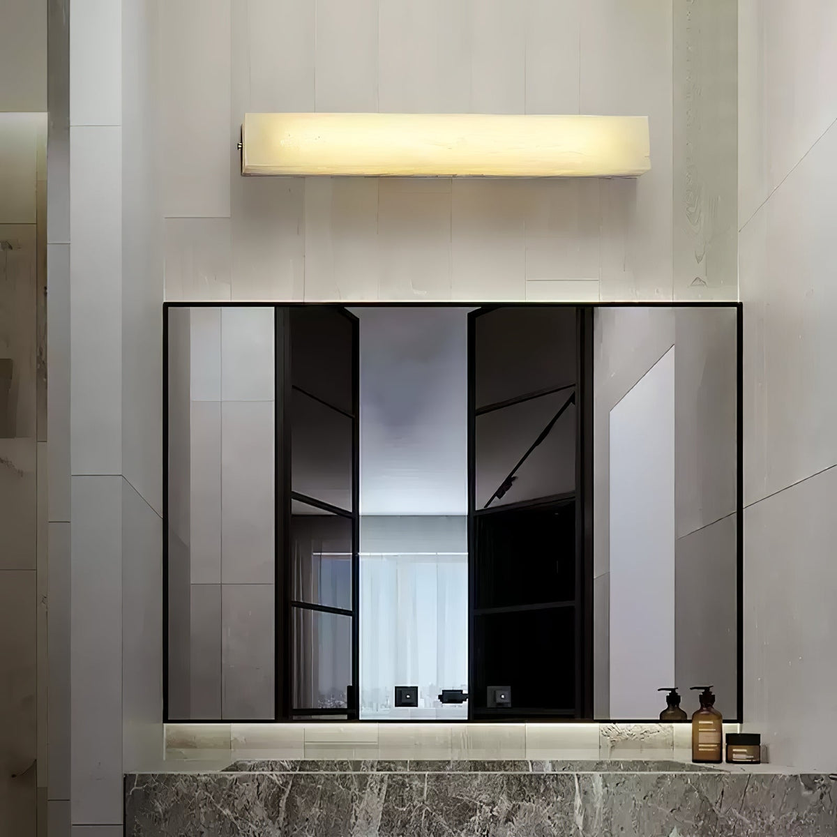 Wall Lamp Vanity Light Marble Cuboid LED