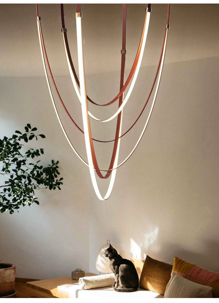 Lunara Strap Chandelier