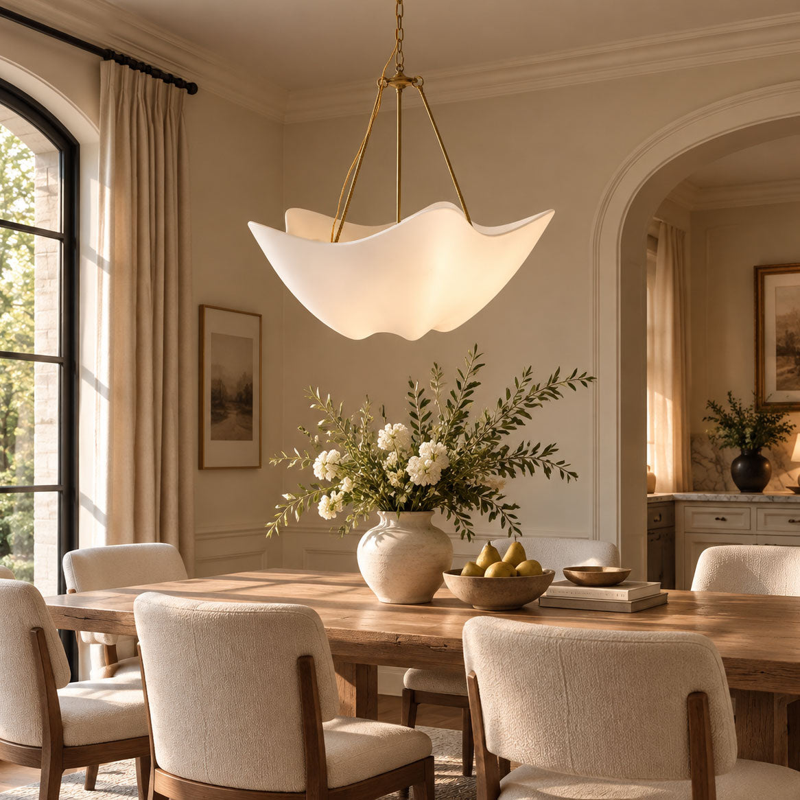 Luvonea Plaster Chandelier