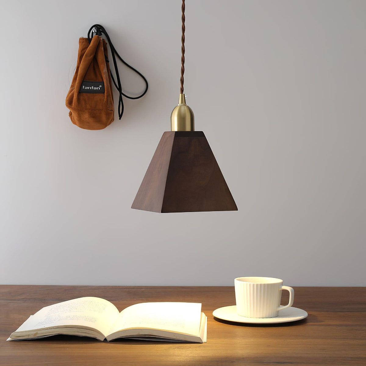 Lyfa Walnut Pendant Light