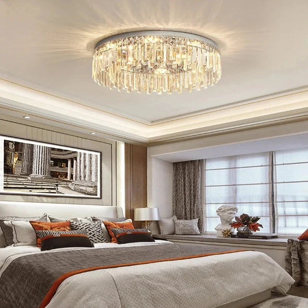 Lyla Crystal Flush Mount Ceiling Light