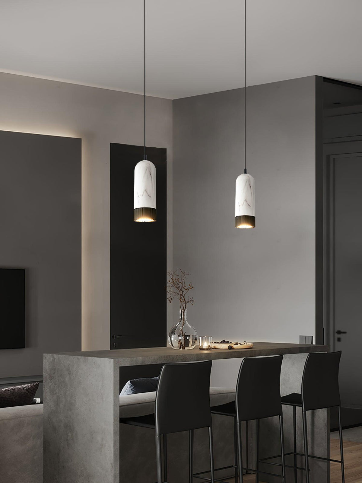 Travertine Bellin Pendant Lamp