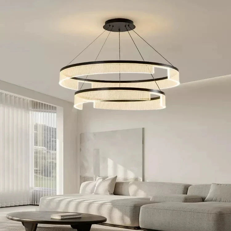 Mae Led Ring Chandelier