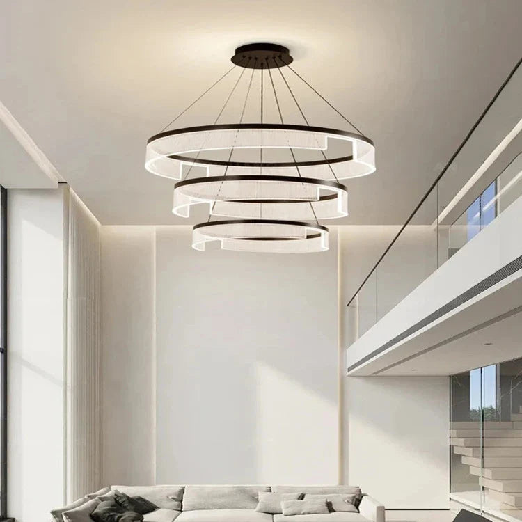 Mae Led Ring Chandelier