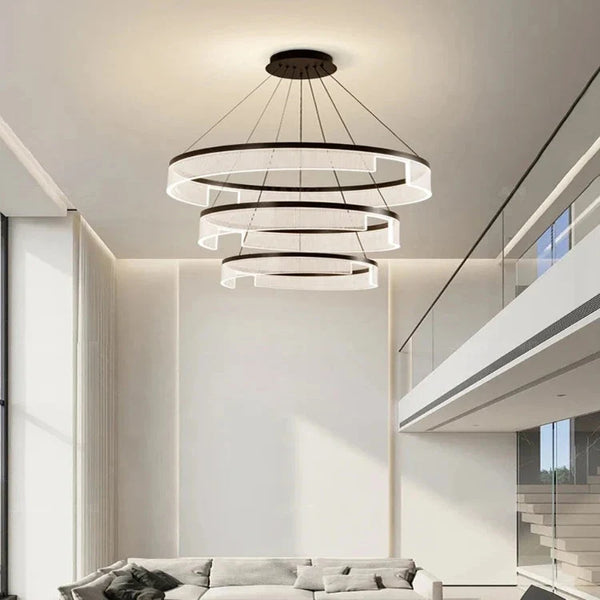 Mae Led Ring Chandelier
