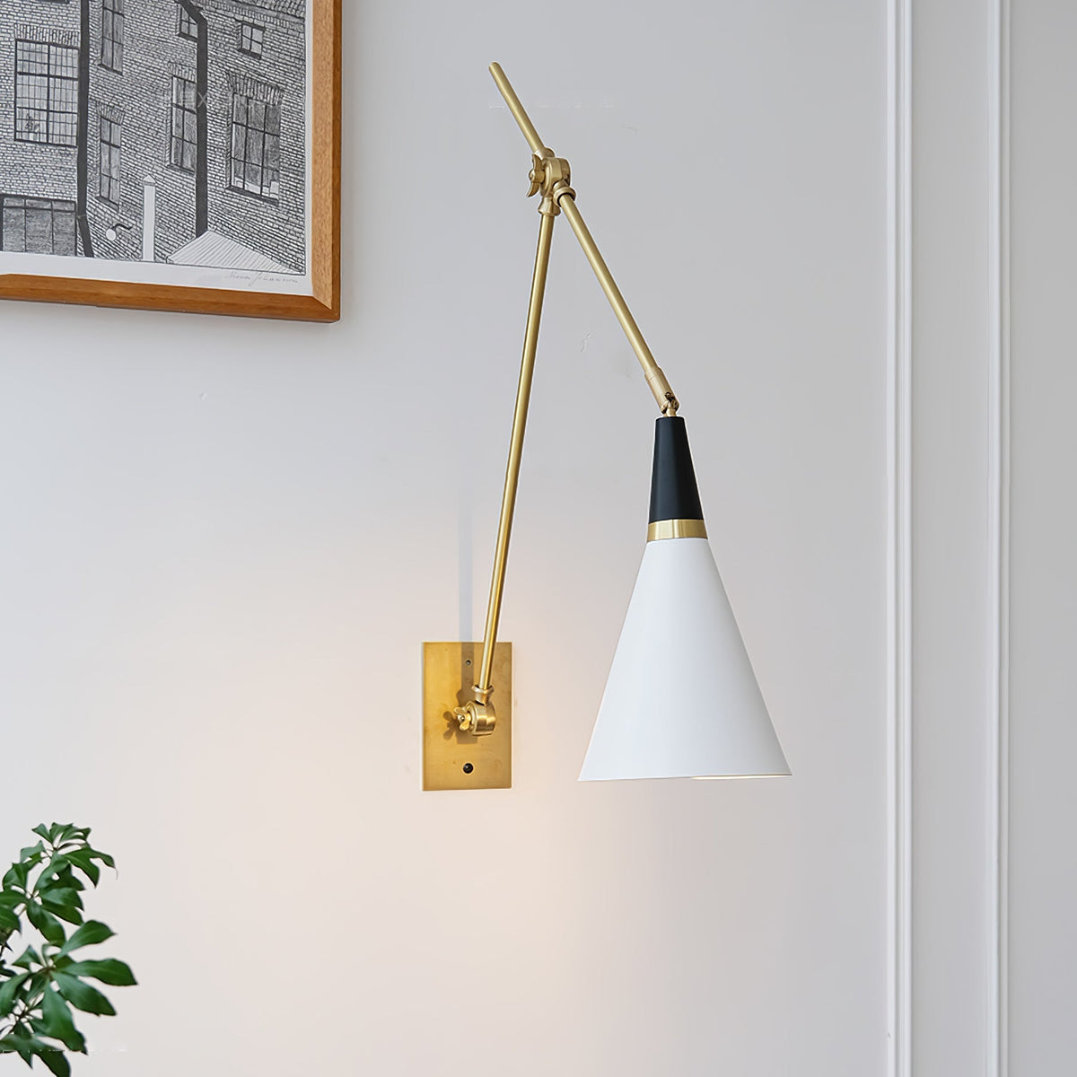 Ersila Brass Wall Lamp